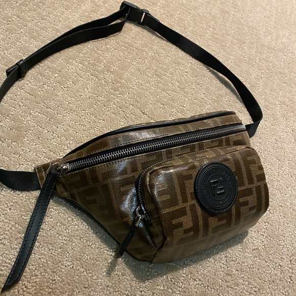 fendi monogram belt bag